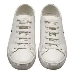 Versace | Shoes | Versace Logo Leather Mens Lowtop Sneakers 